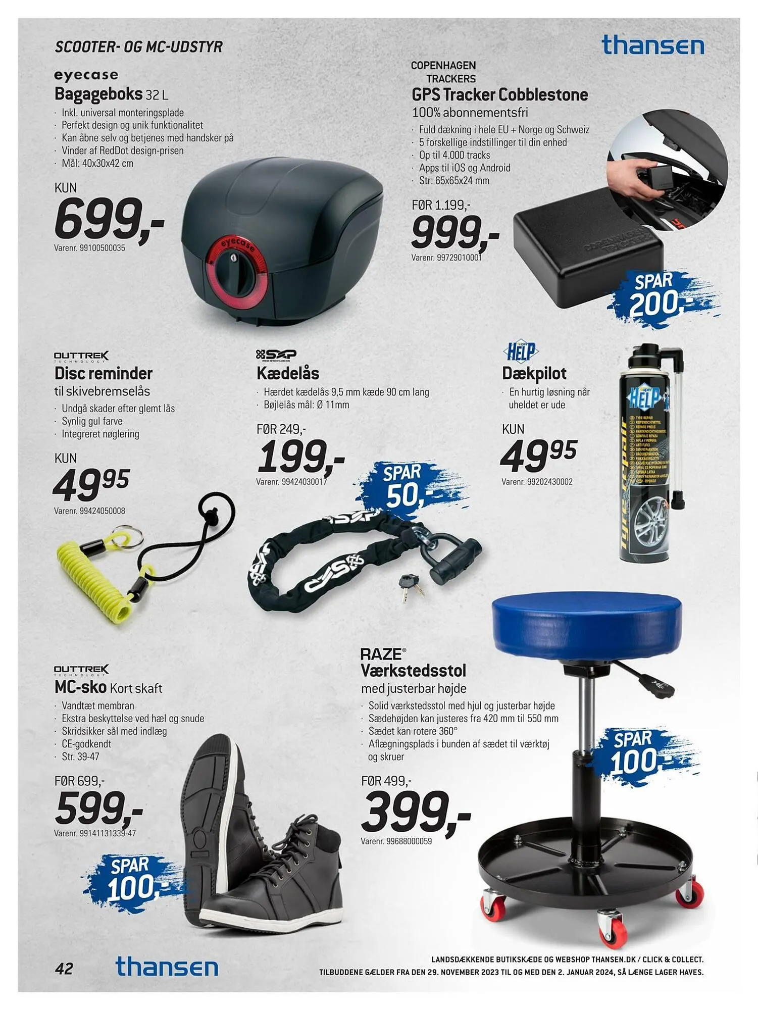 Thansen tilbudsavis Gyldig indtil 28. november - 2. januar 2024 - tilbudsavis side 42
