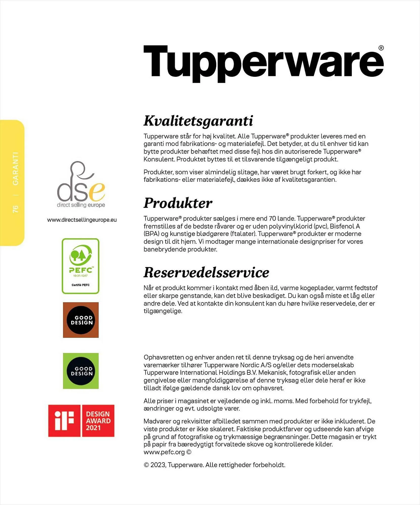Tupperware tilbudsavis Gyldig indtil 6. marts - 31. august 2023 - tilbudsavis side 76