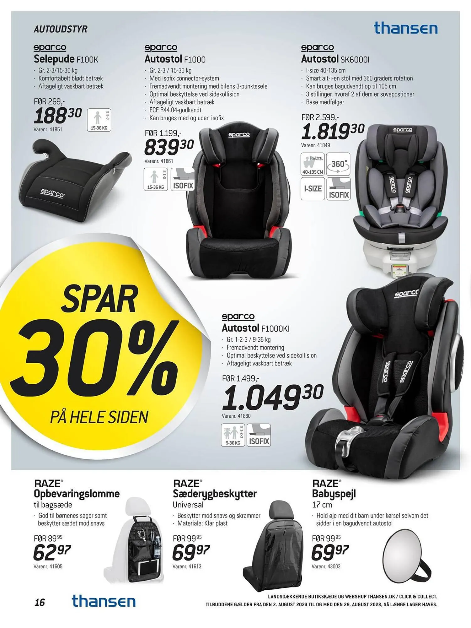 Thansen tilbudsavis Gyldig indtil 1. august - 29. august 2023 - tilbudsavis side 16