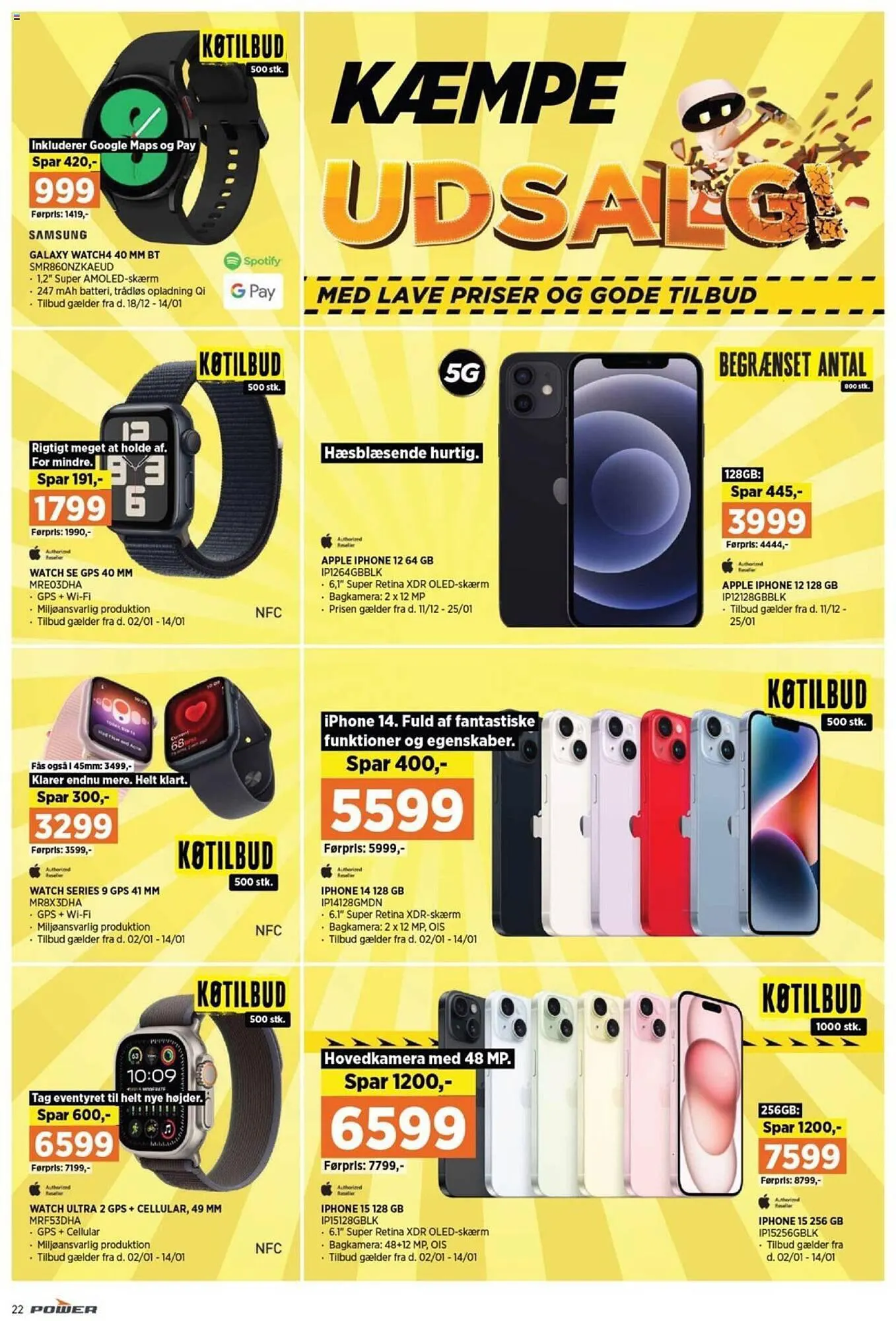 Power tilbudsavis Gyldig indtil 11. januar - 25. januar 2024 - tilbudsavis side 22