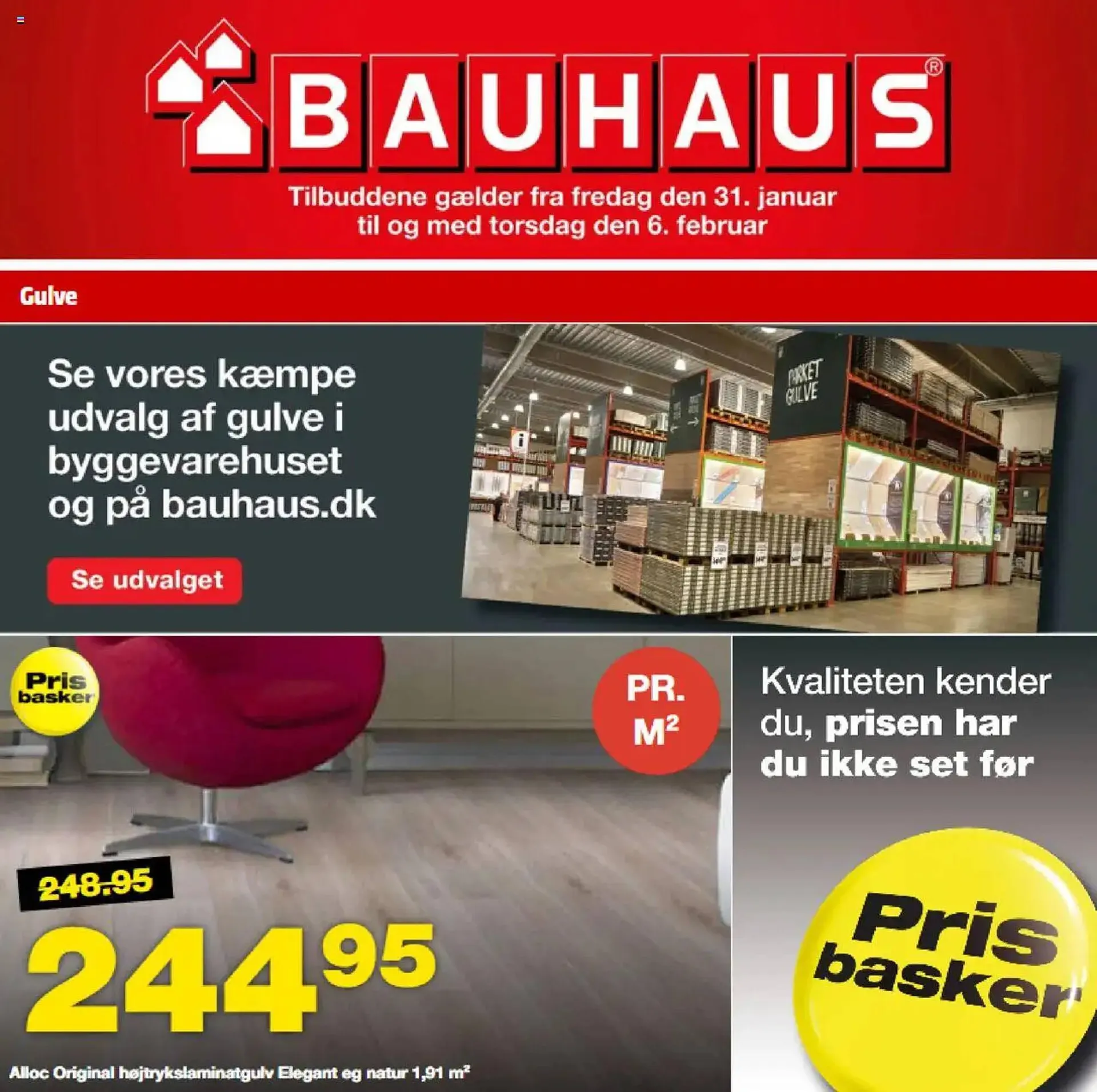 Bauhaus tilbudsavis Gyldig indtil 31. januar - 6. februar 2025 - tilbudsavis side 1