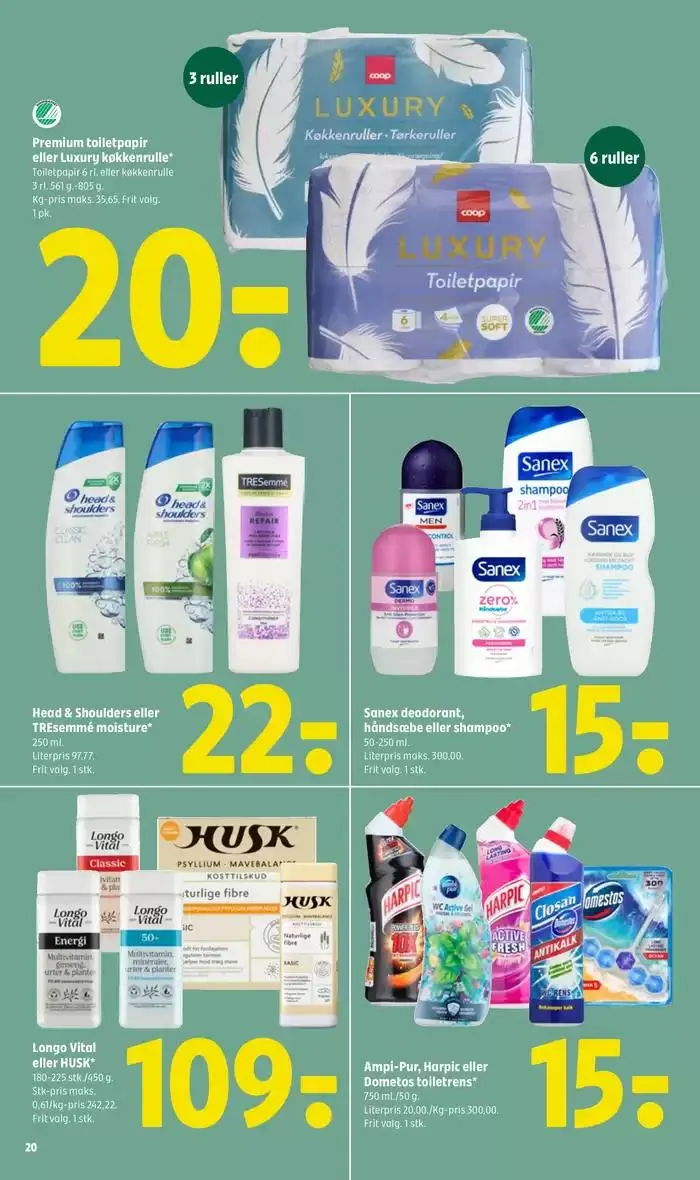 Det rigtige sted at spare Gyldig indtil 9. januar - 15. januar 2025 - tilbudsavis side 20