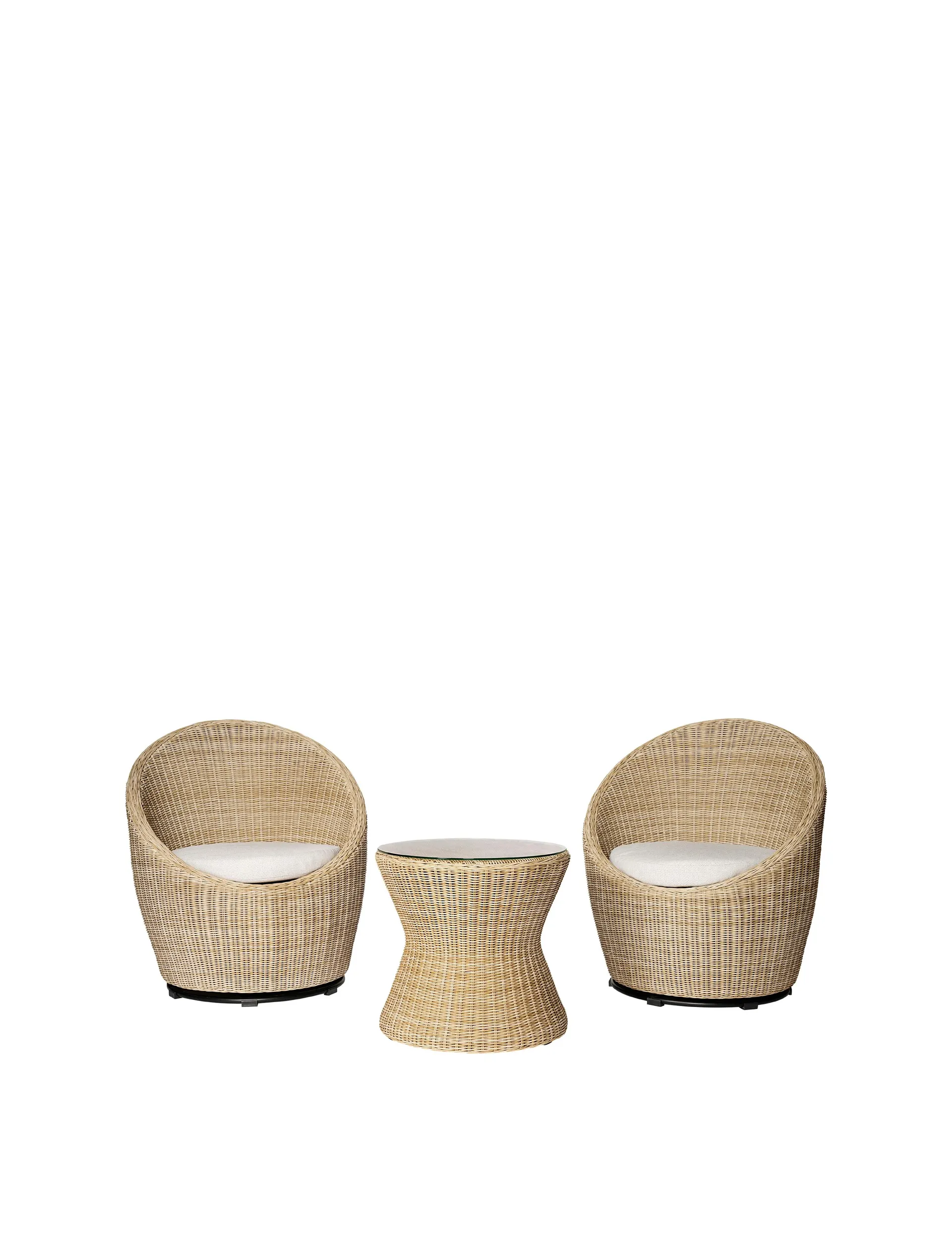 Monza cafésæt, natur