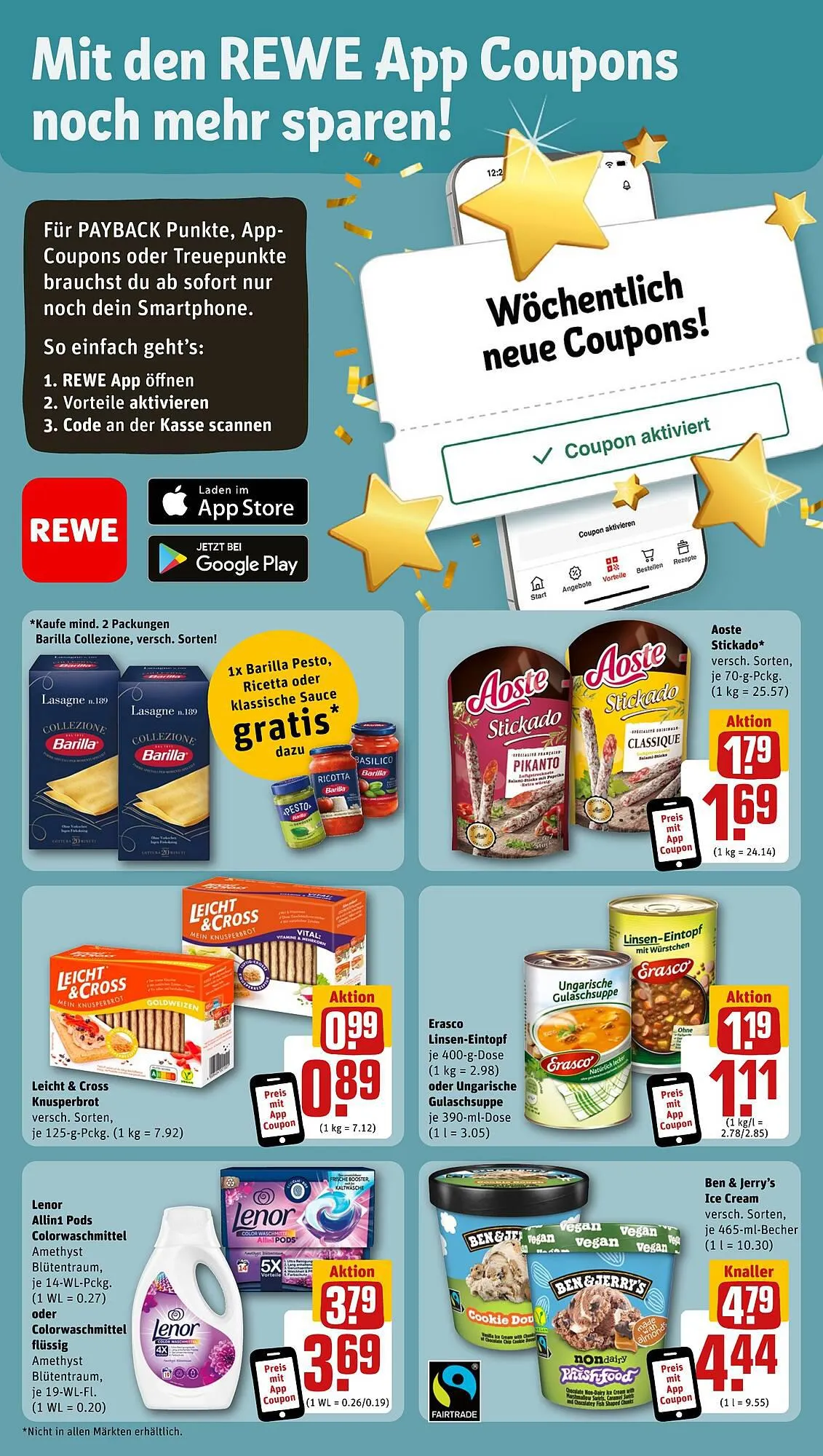 REWE tilbudsavis Gyldig indtil 30. oktober - 4. november 2023 - tilbudsavis side 3