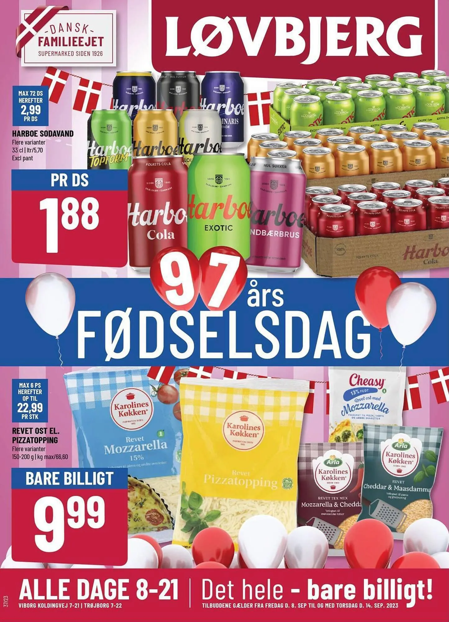 Løvbjerg tilbudsavis Gyldig indtil 8. september - 14. september 2023 - tilbudsavis side 1