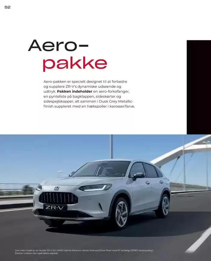 Honda ZR-V Brochure Gyldig indtil 22. februar - 22. februar 2026 - tilbudsavis side 52