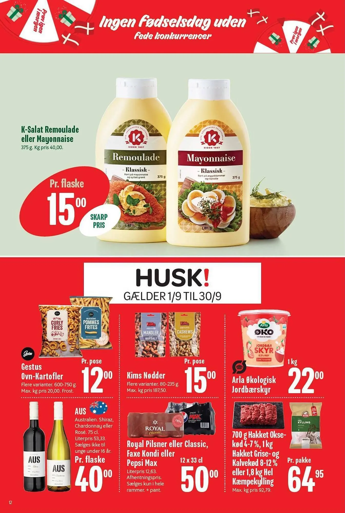 Min Købmand tilbudsavis Gyldig indtil 9. september - 15. september 2023 - tilbudsavis side 12