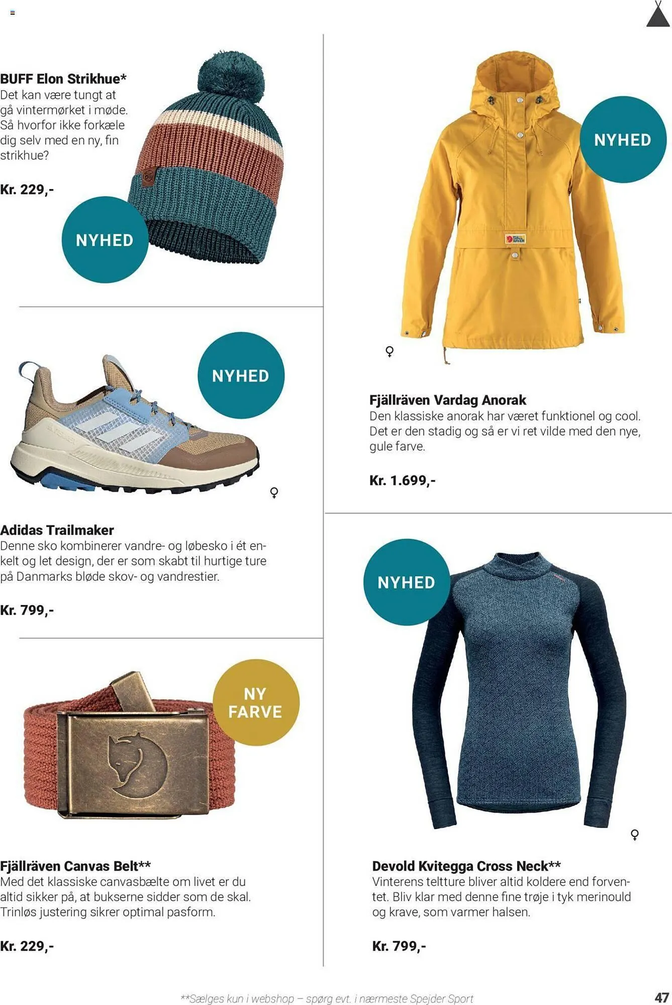 Spejder Sport tilbudsavis Gyldig indtil 28. august - 30. december 2023 - tilbudsavis side 47