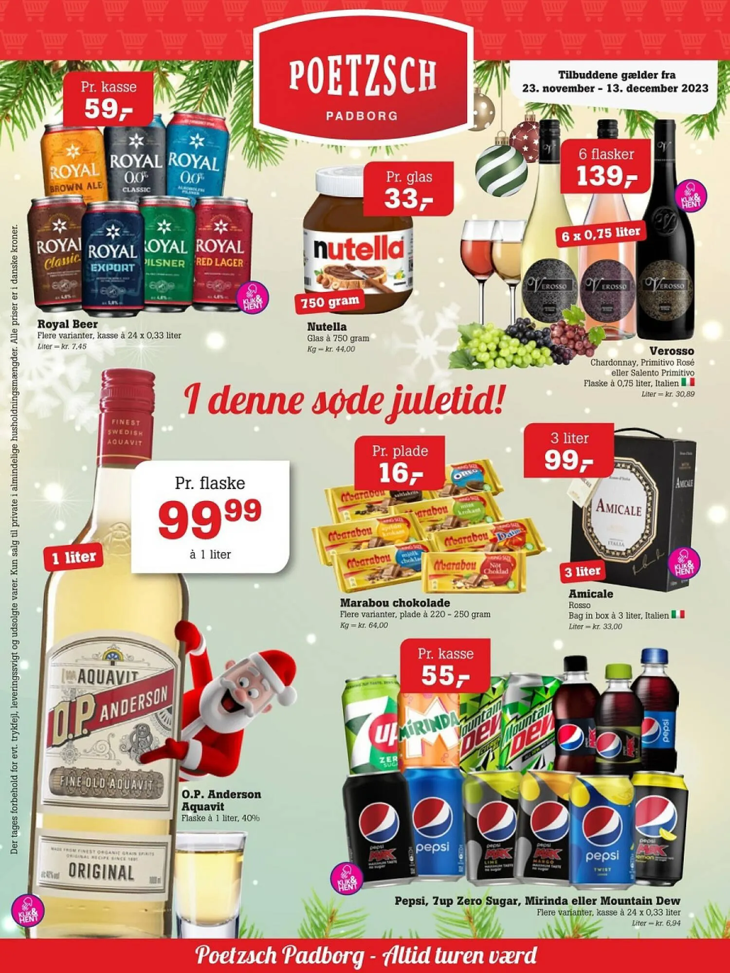 Poetzsch Padborg tilbudsavis Gyldig indtil 21. november - 13. december 2023 - tilbudsavis side 1