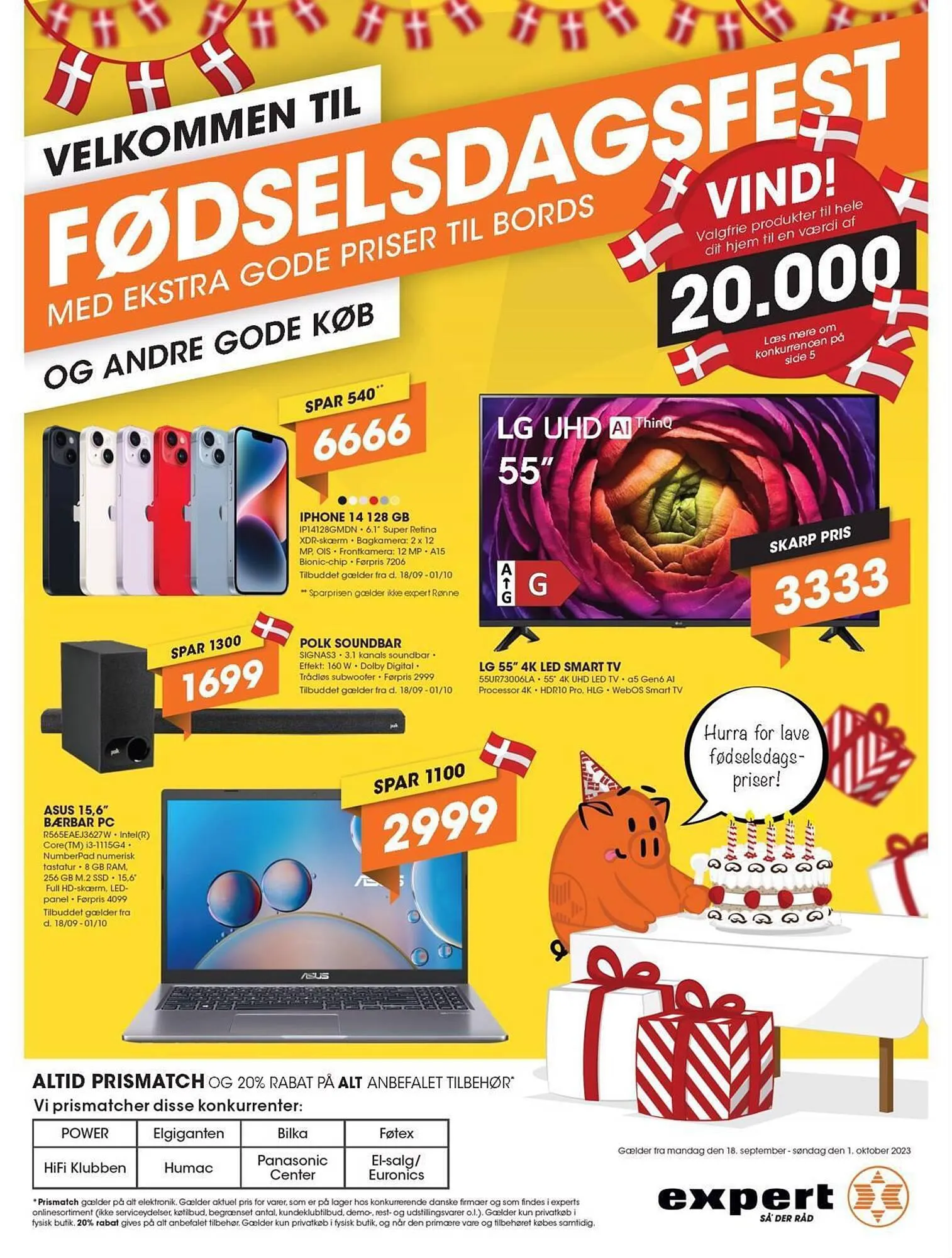 Expert tilbudsavis Gyldig indtil 18. september - 1. oktober 2023 - tilbudsavis side 1