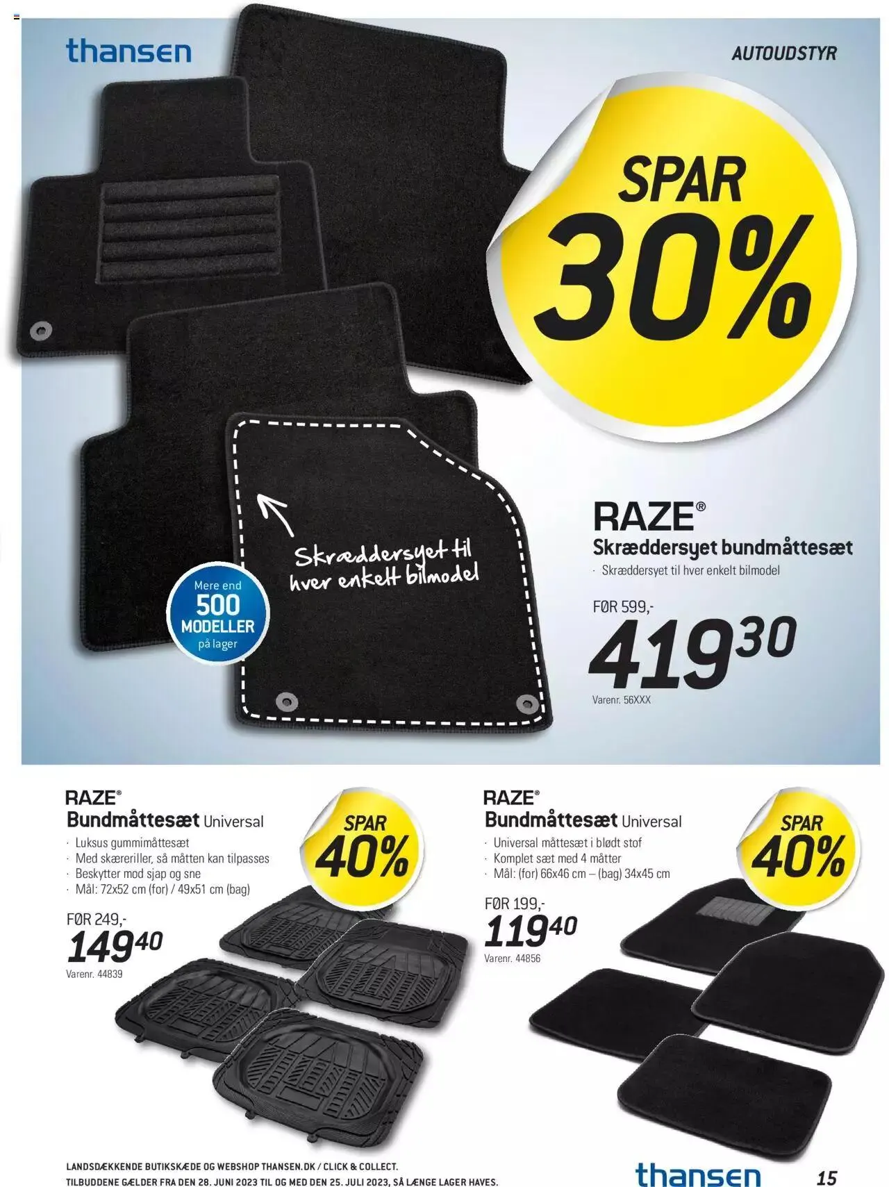 Thansen - Tilbudsavis Gyldig indtil 28. juni - 1. august 2023 - tilbudsavis side 15