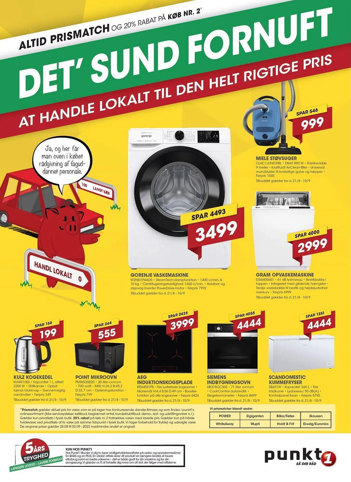 Punkt1 tilbudsavis Gyldig indtil 28. august - 3. september 2023 - tilbudsavis side 1