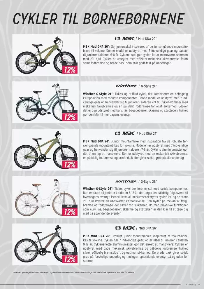 Fri BikeShop Tilbudsavis Gyldig indtil 24. januar - 7. februar 2025 - tilbudsavis side 15