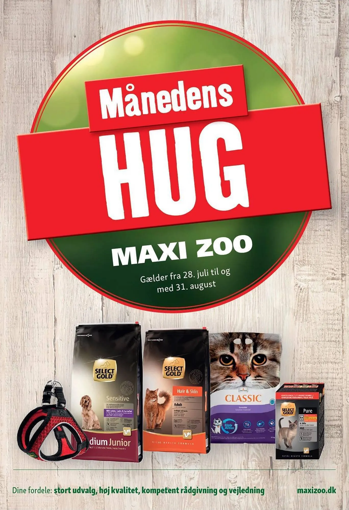 Maxi Zoo tilbudsavis Gyldig indtil 28. juli - 31. august 2023 - tilbudsavis side 1