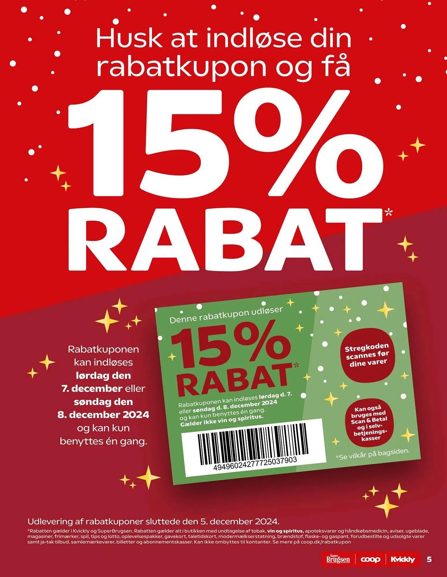 Kvickly tilbudsavis Gyldig indtil 5. december - 12. december 2024 - tilbudsavis side 5