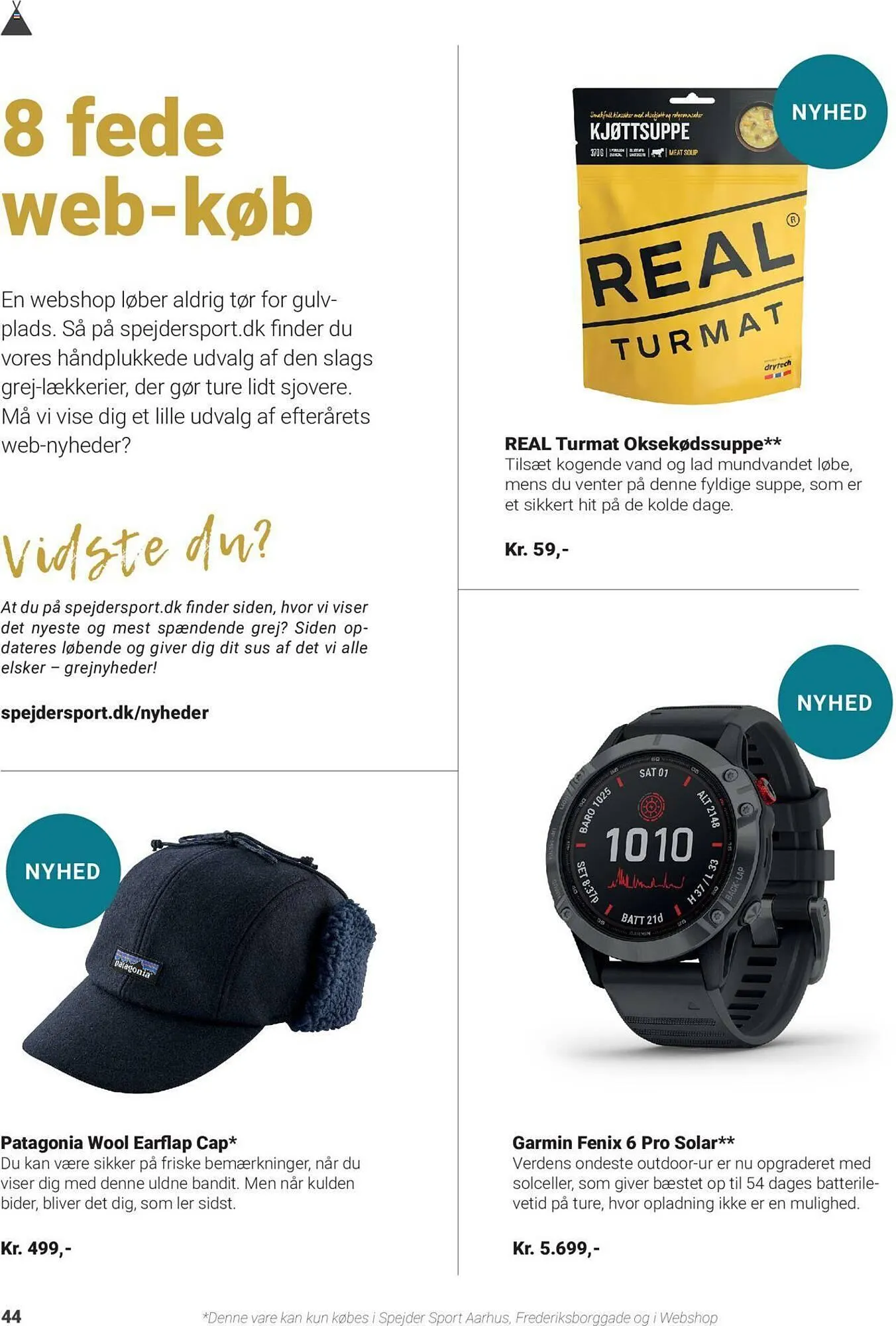 Spejder Sport tilbudsavis Gyldig indtil 28. august - 30. december 2023 - tilbudsavis side 44