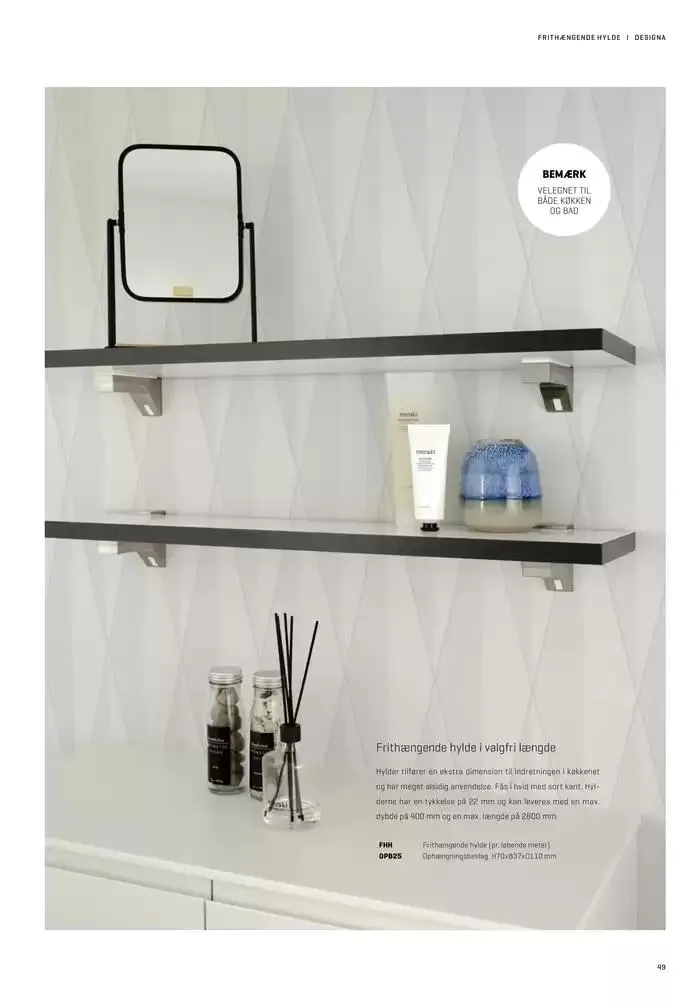 Tilbehør til køkken & bad. Gyldig indtil 10. december - 31. december 2025 - tilbudsavis side 49