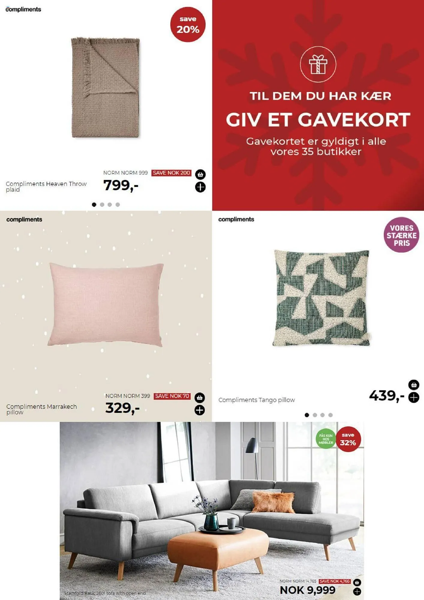 Møblér tilbudsavis Gyldig indtil 5. december - 21. december 2023 - tilbudsavis side 2