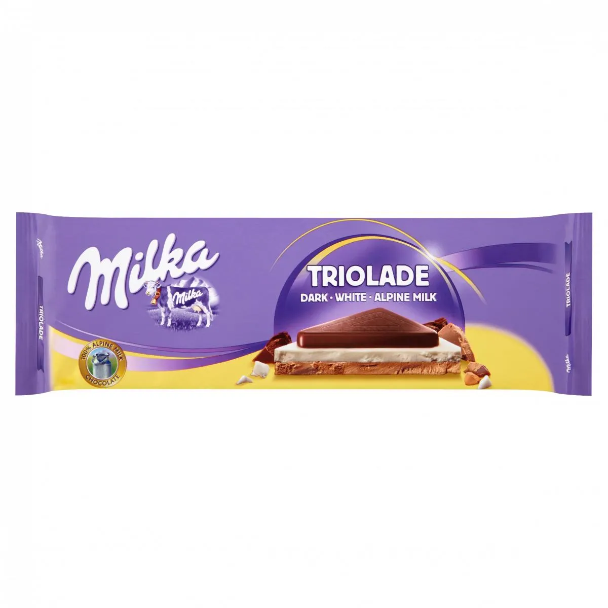 Milka Triolade Dark White Alpine Milk
