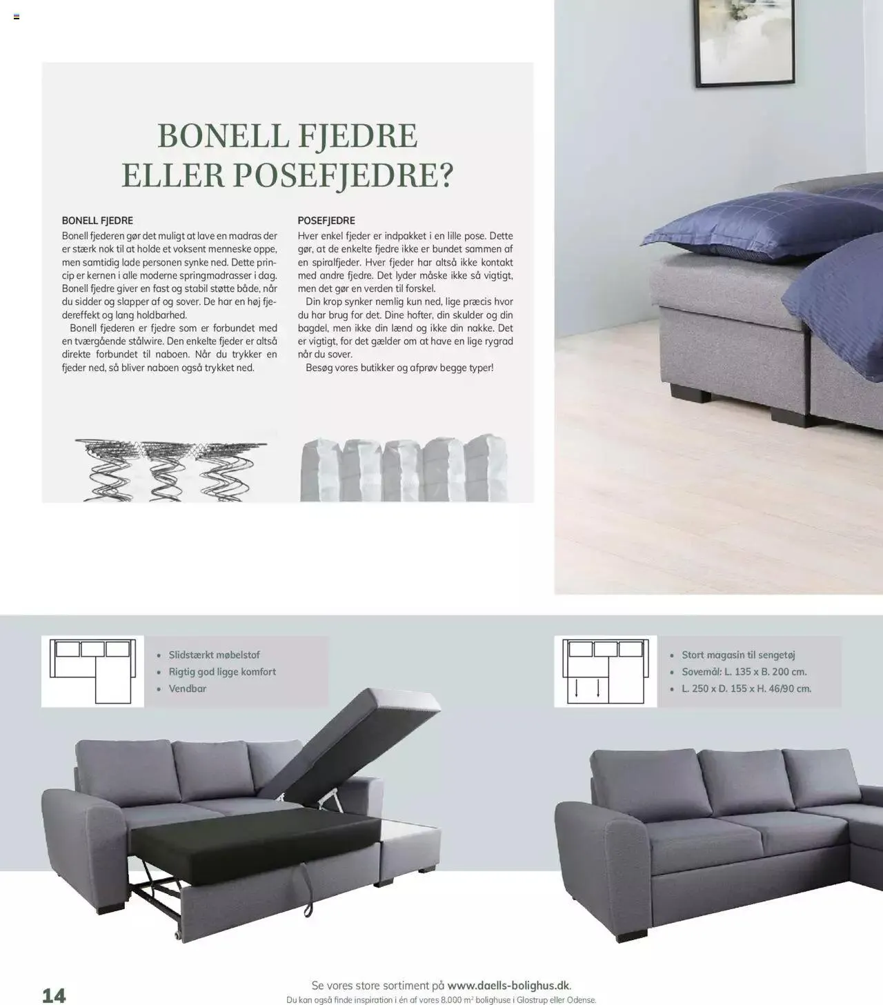 Daells Bolighus - Sovesofakatalog Gyldig indtil 25. april - 31. december 2023 - tilbudsavis side 14