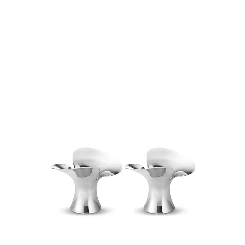 Georg Jensen Bloom Lysestage 2 Stk. 7,3 Cm