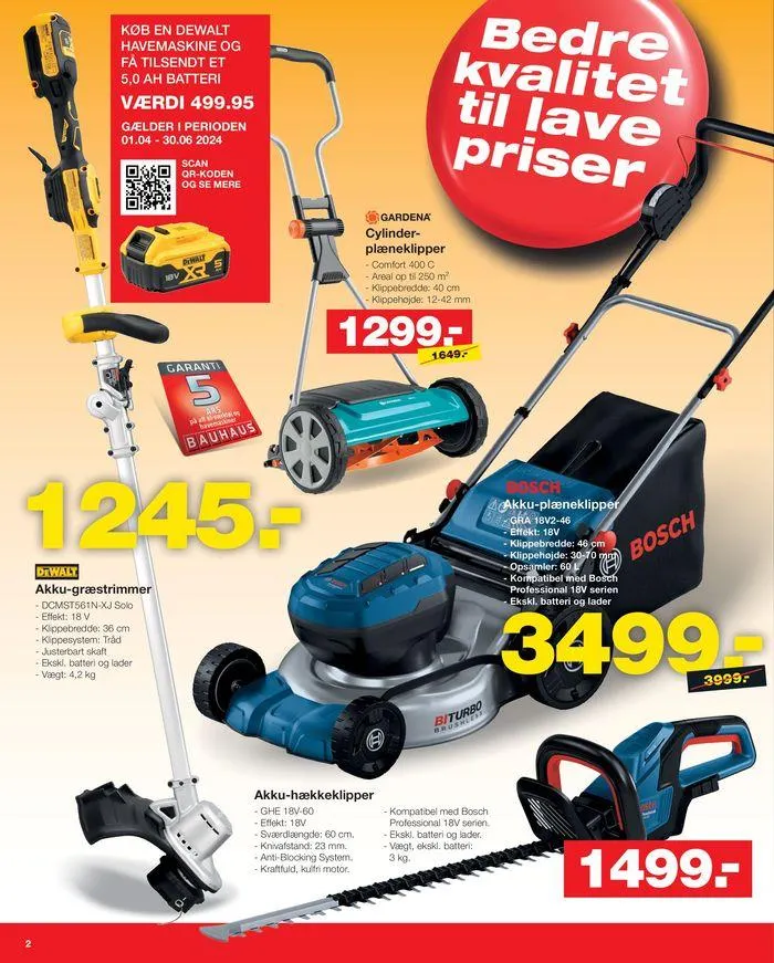 Bauhaus Tilbudsavis Gyldig indtil 31. maj - 14. juni 2024 - tilbudsavis side 2