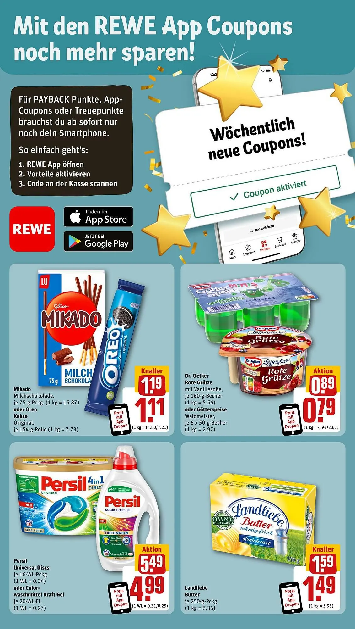 REWE tilbudsavis Gyldig indtil 7. august - 12. august 2023 - tilbudsavis side 3