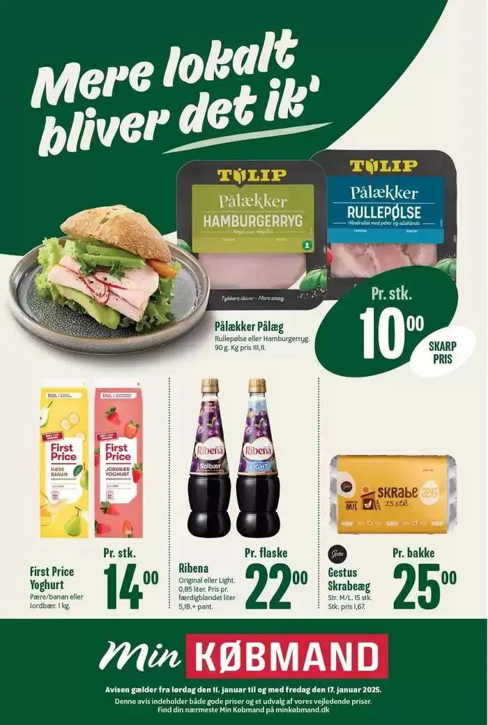 Min Købmand Tilbudsavis Gyldig indtil 11. januar - 18. januar 2025 - tilbudsavis side 1