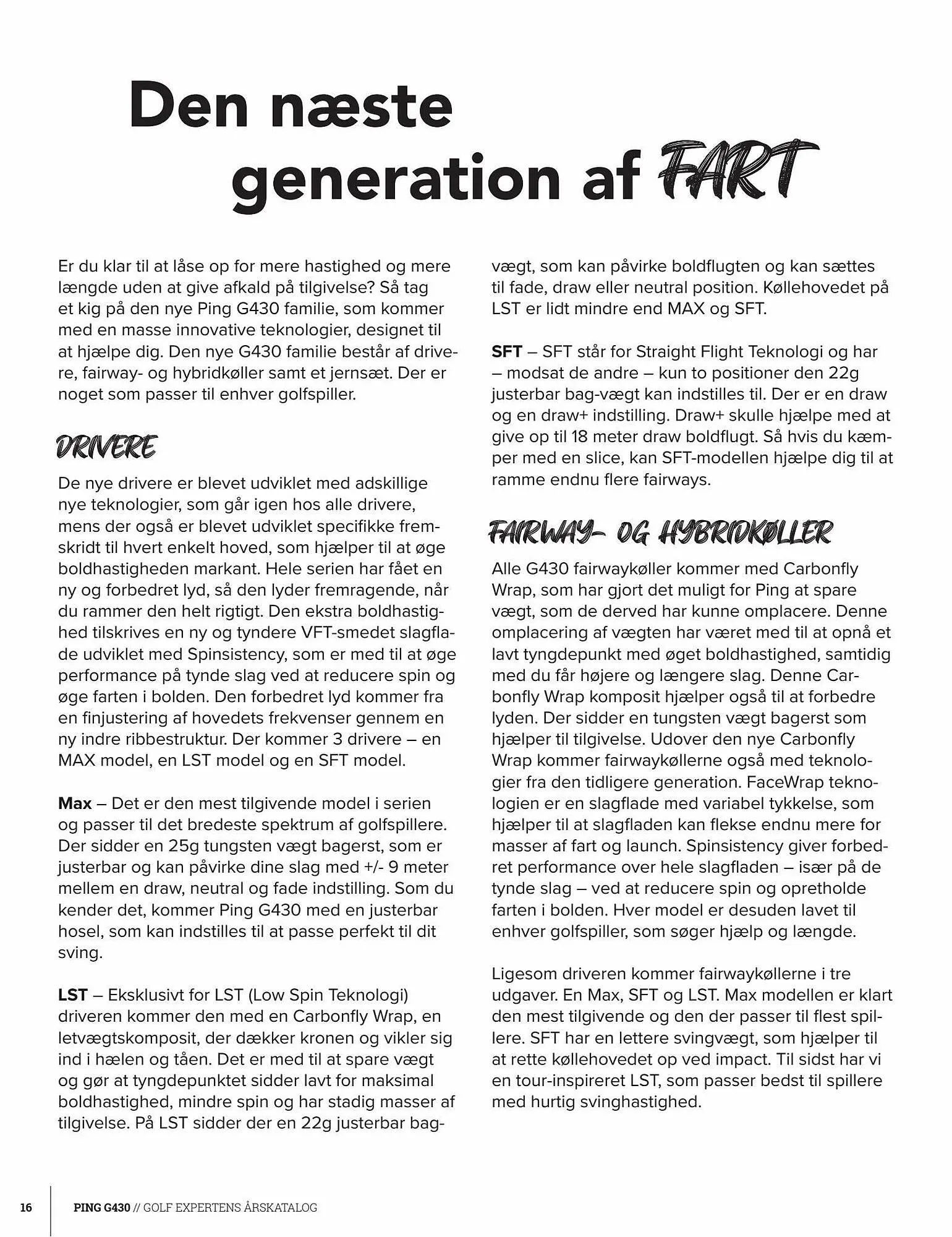 Golf Experten tilbudsavis Gyldig indtil 16. oktober - 30. november 2023 - tilbudsavis side 16