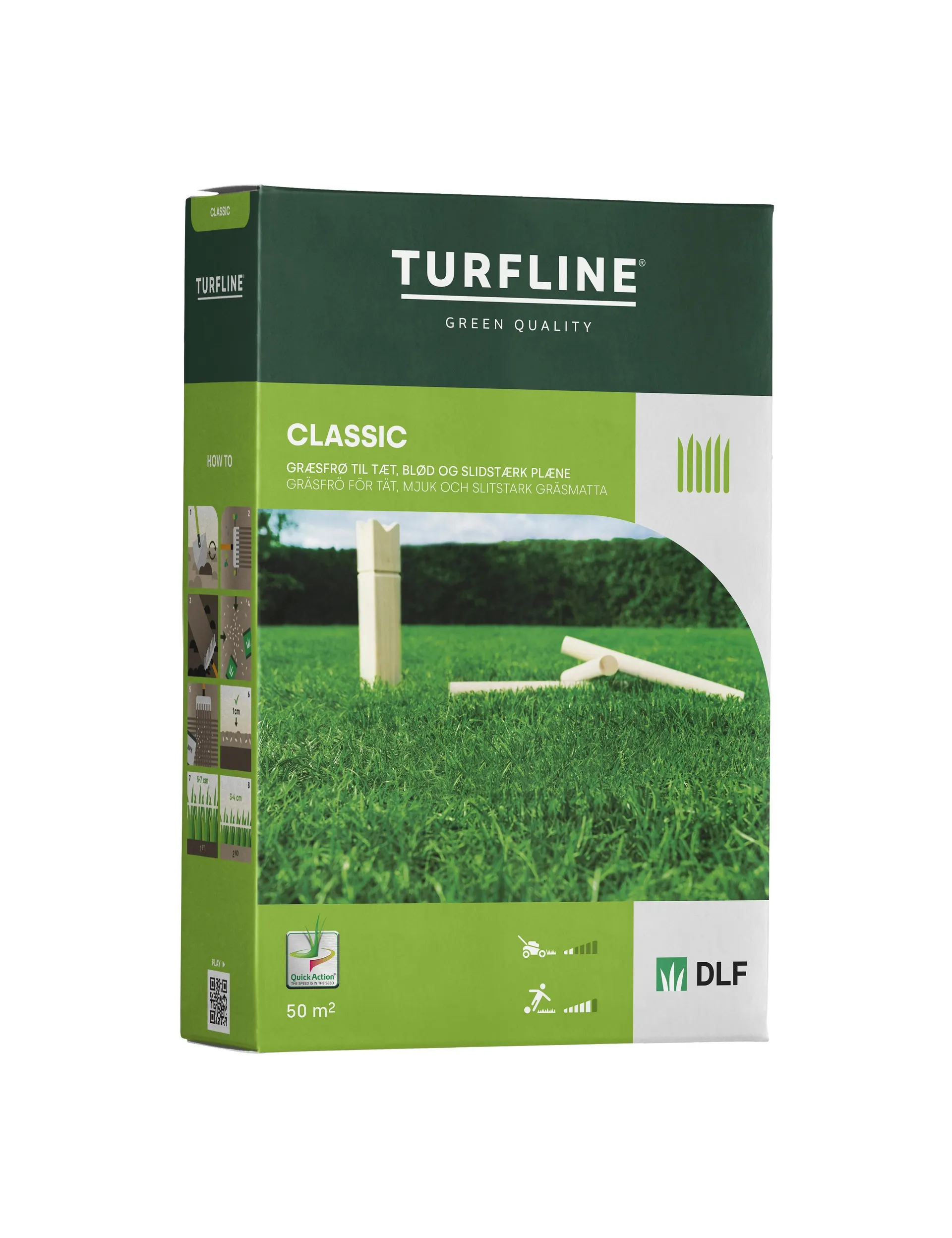 Græsfrø 1 kg 'Classic', Turfline