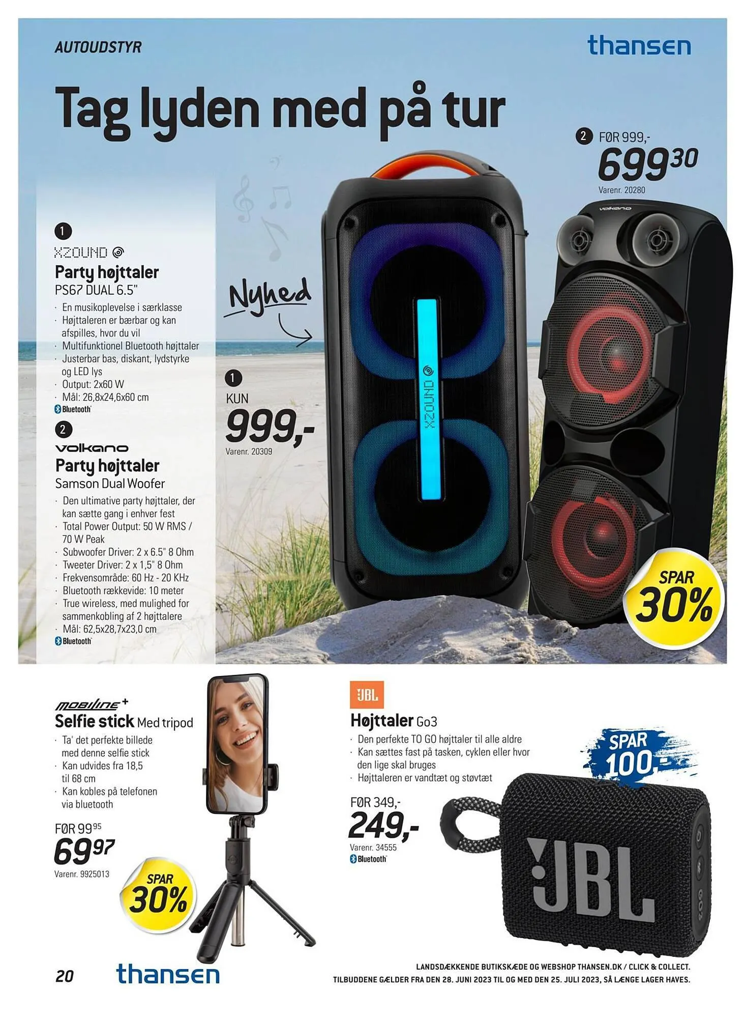 Thansen tilbudsavis Gyldig indtil 27. juni - 25. juli 2023 - tilbudsavis side 20