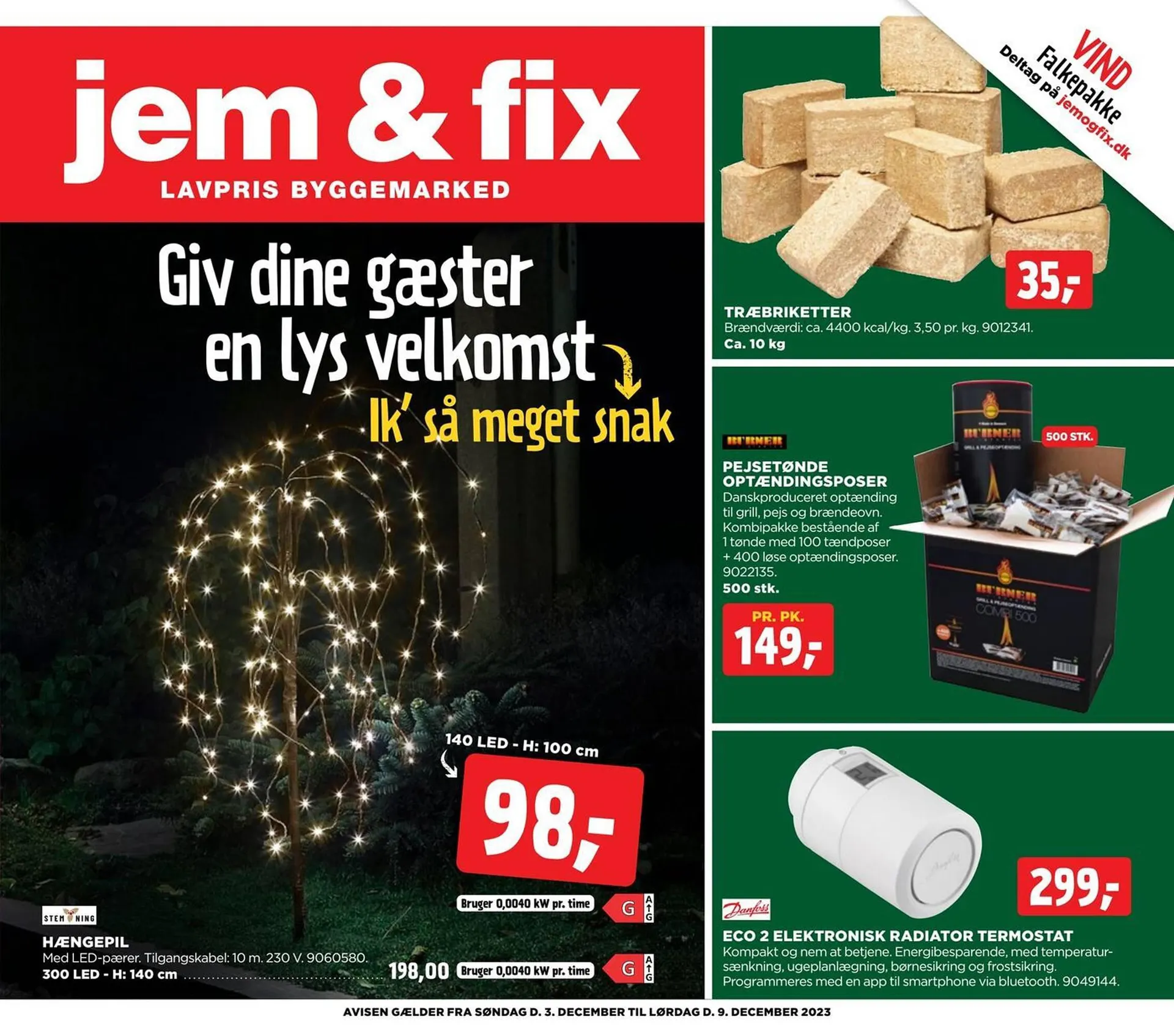 jem & fix tilbudsavis Gyldig indtil 2. december - 9. december 2023 - tilbudsavis side 1