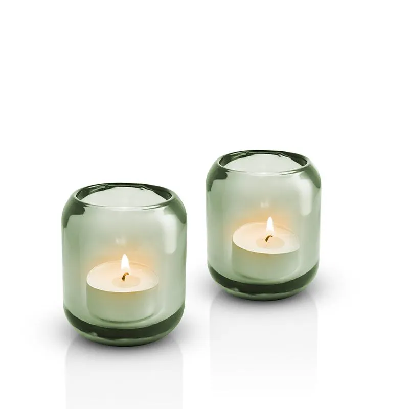 Eva Solo Acorn fyrfadsstager leaf green 2 stk.