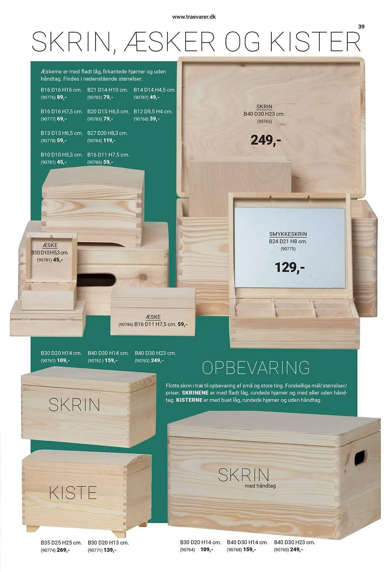 Trævarefabrikernes Udsalg tilbudsavis Gyldig indtil 18. januar - 31. december 2024 - tilbudsavis side 39