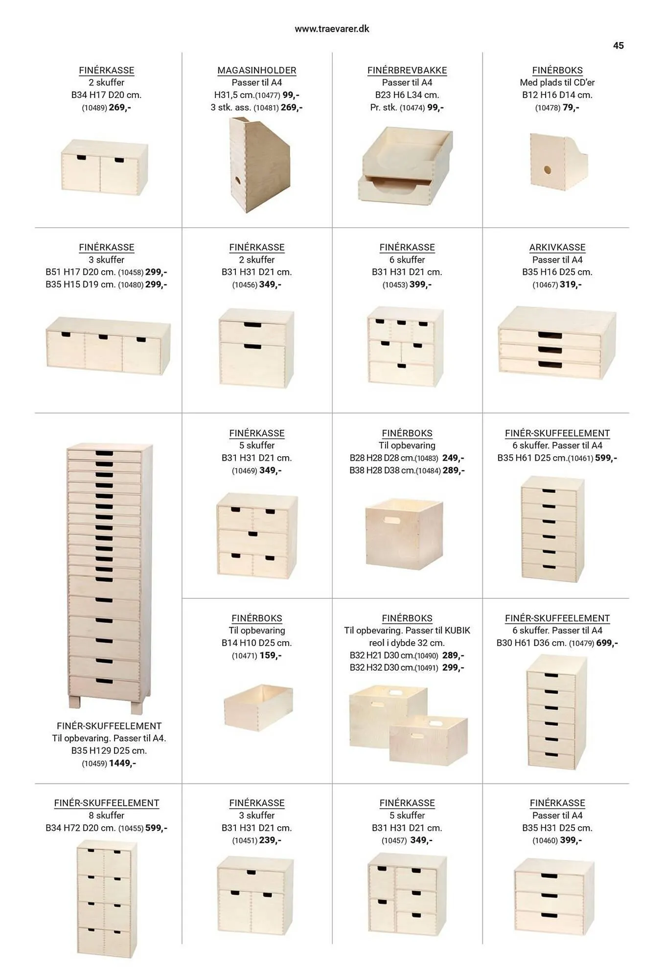 Trævarefabrikernes Udsalg tilbudsavis Gyldig indtil 18. januar - 31. december 2024 - tilbudsavis side 45