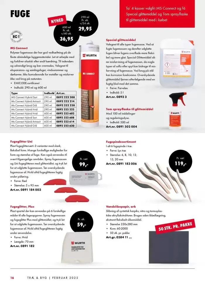 TRÆ & BYG Gyldig indtil 4. februar - 28. februar 2025 - tilbudsavis side 16
