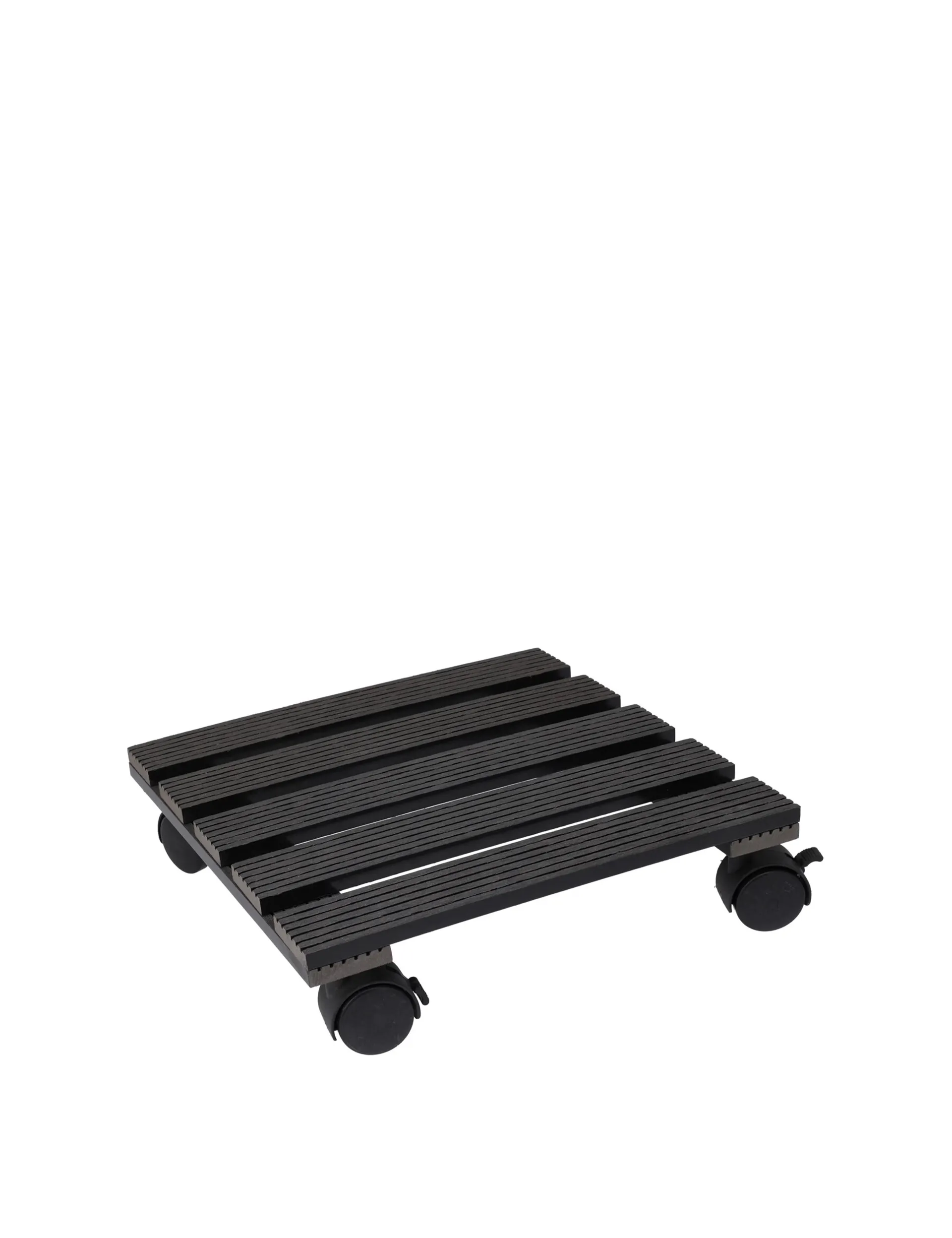 Krukkerulle i træ L29xB29 cm i sort