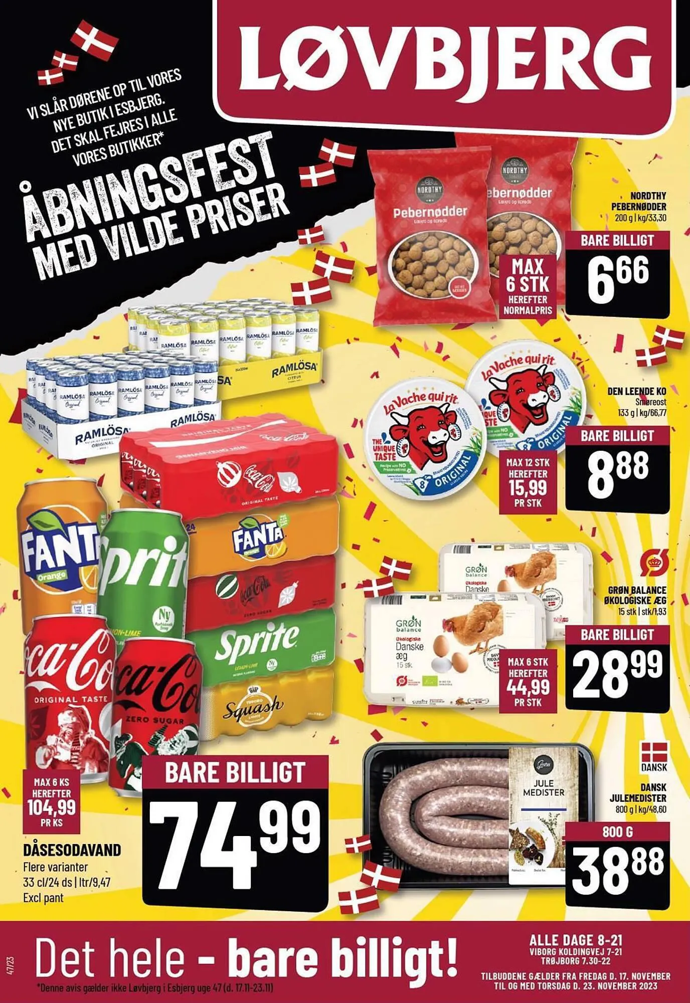 Løvbjerg tilbudsavis Gyldig indtil 17. november - 23. november 2023 - tilbudsavis side 1