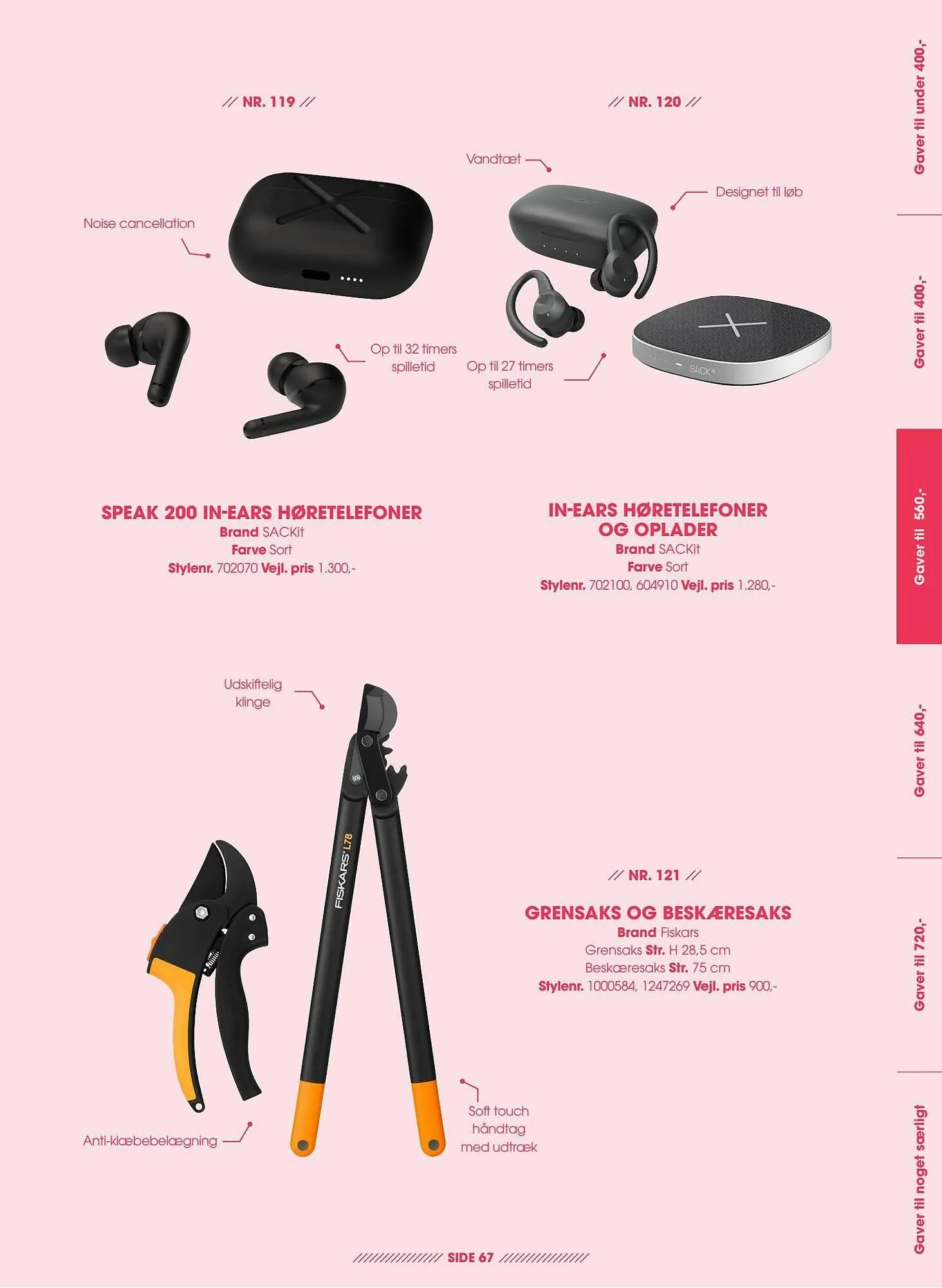 Sportigan tilbudsavis Gyldig indtil 22. august - 31. december 2023 - tilbudsavis side 67