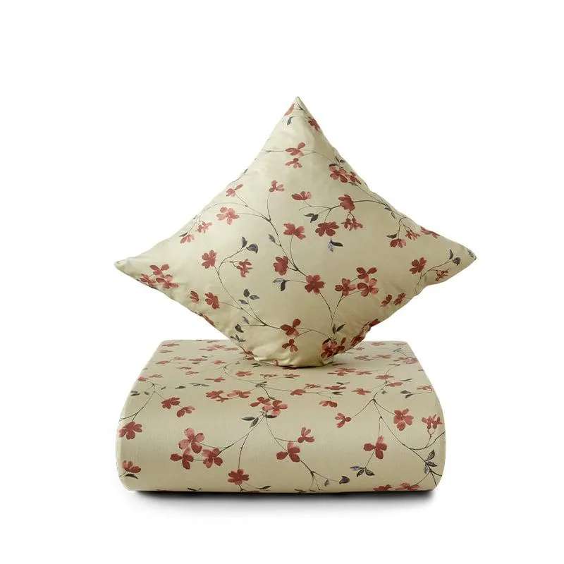 Nordisk Tekstil Annabelle sengesæt oliven 140x220 cm