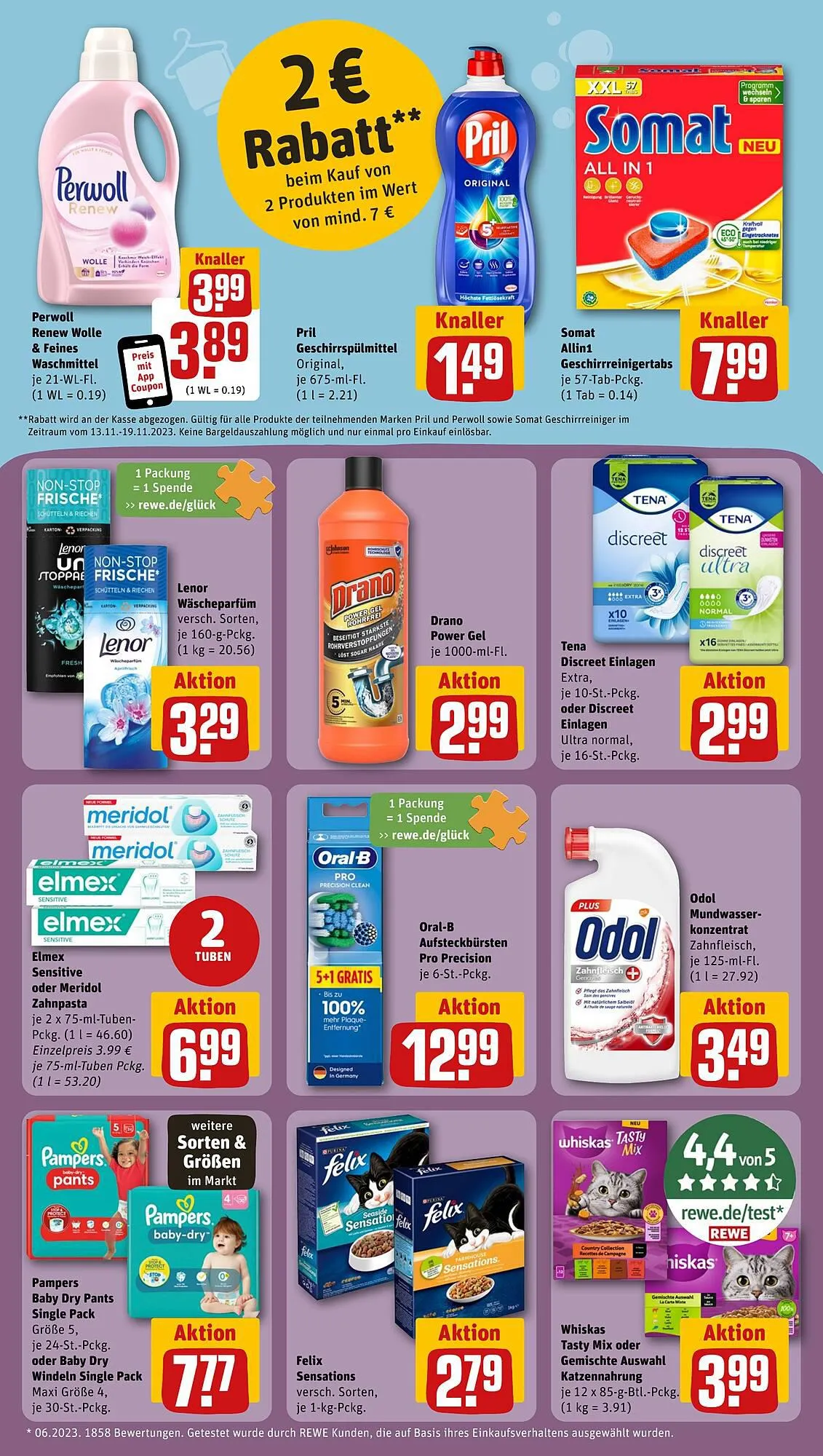 REWE tilbudsavis Gyldig indtil 13. november - 18. november 2023 - tilbudsavis side 18