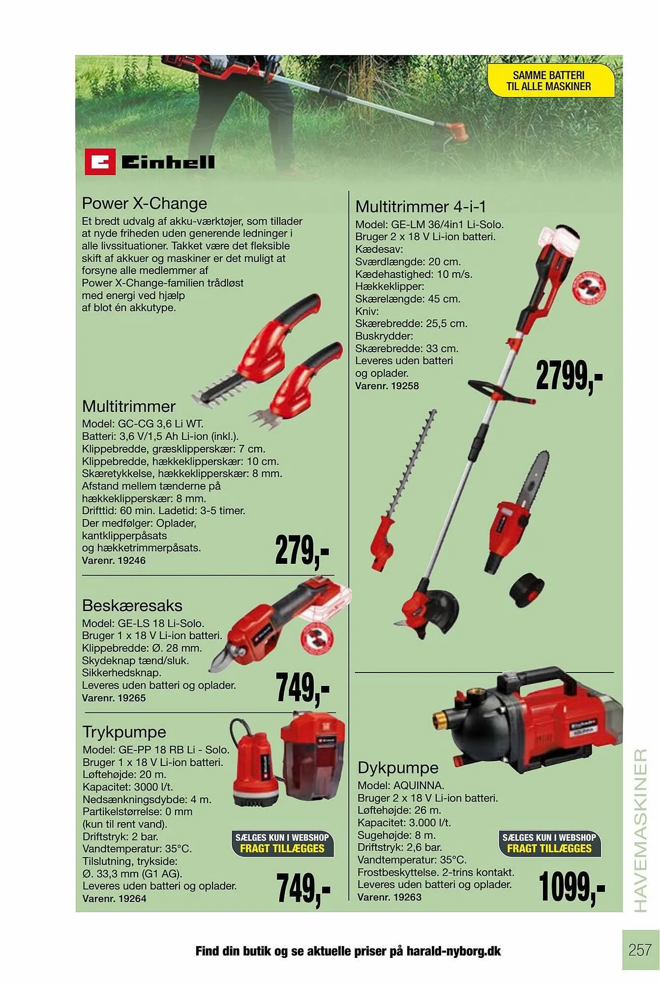 Harald Nyborg tilbudsavis Gyldig indtil 4. januar - 31. december 2023 - tilbudsavis side 257