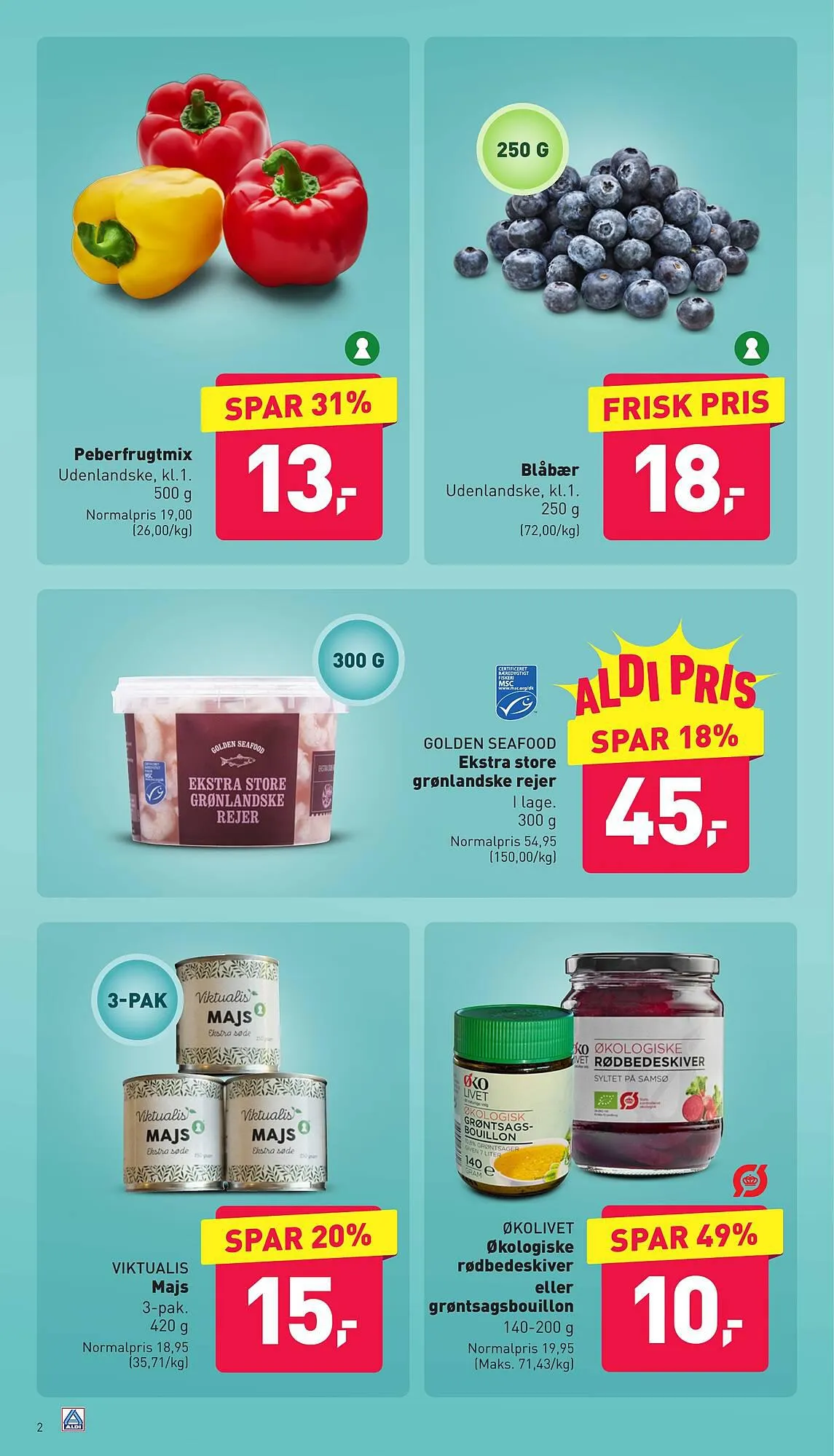 ALDI tilbudsavis Gyldig indtil 18. august - 24. august 2023 - tilbudsavis side 2