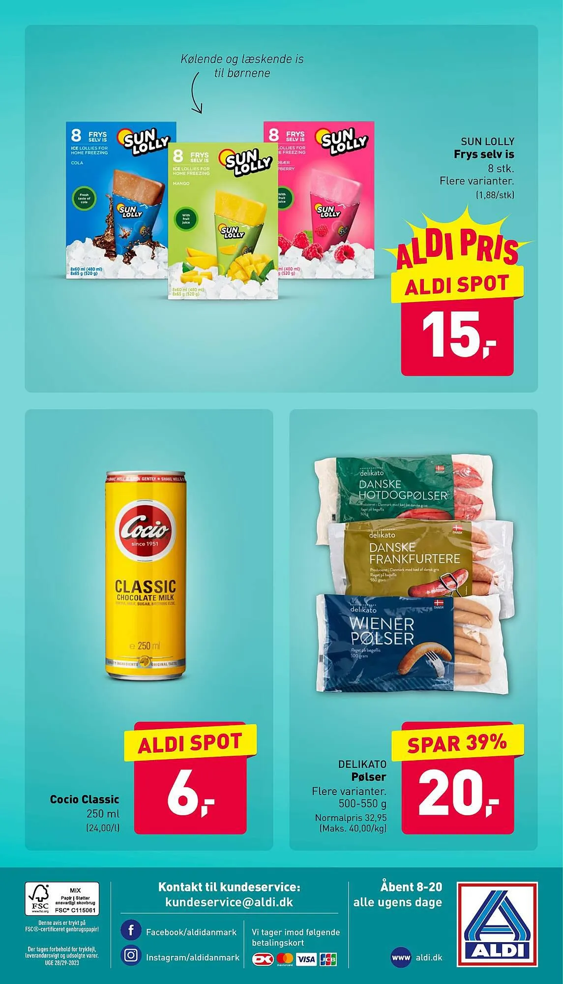 ALDI tilbudsavis Gyldig indtil 14. juli - 20. juli 2023 - tilbudsavis side 4