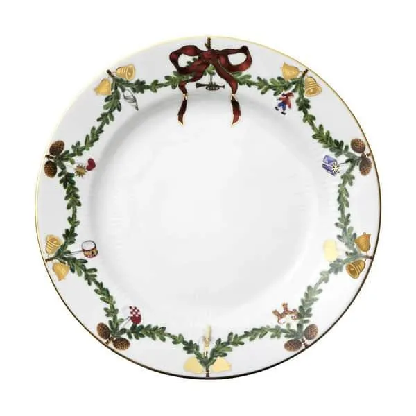 Stjerne Riflet Jul Tallerken