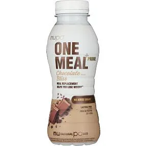 Måltidserstatningsshake m. chokoladesmag u. tilsat sukker