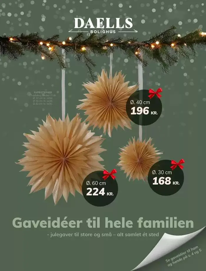 Daells Bolighus Gaveidéer til julen - 1