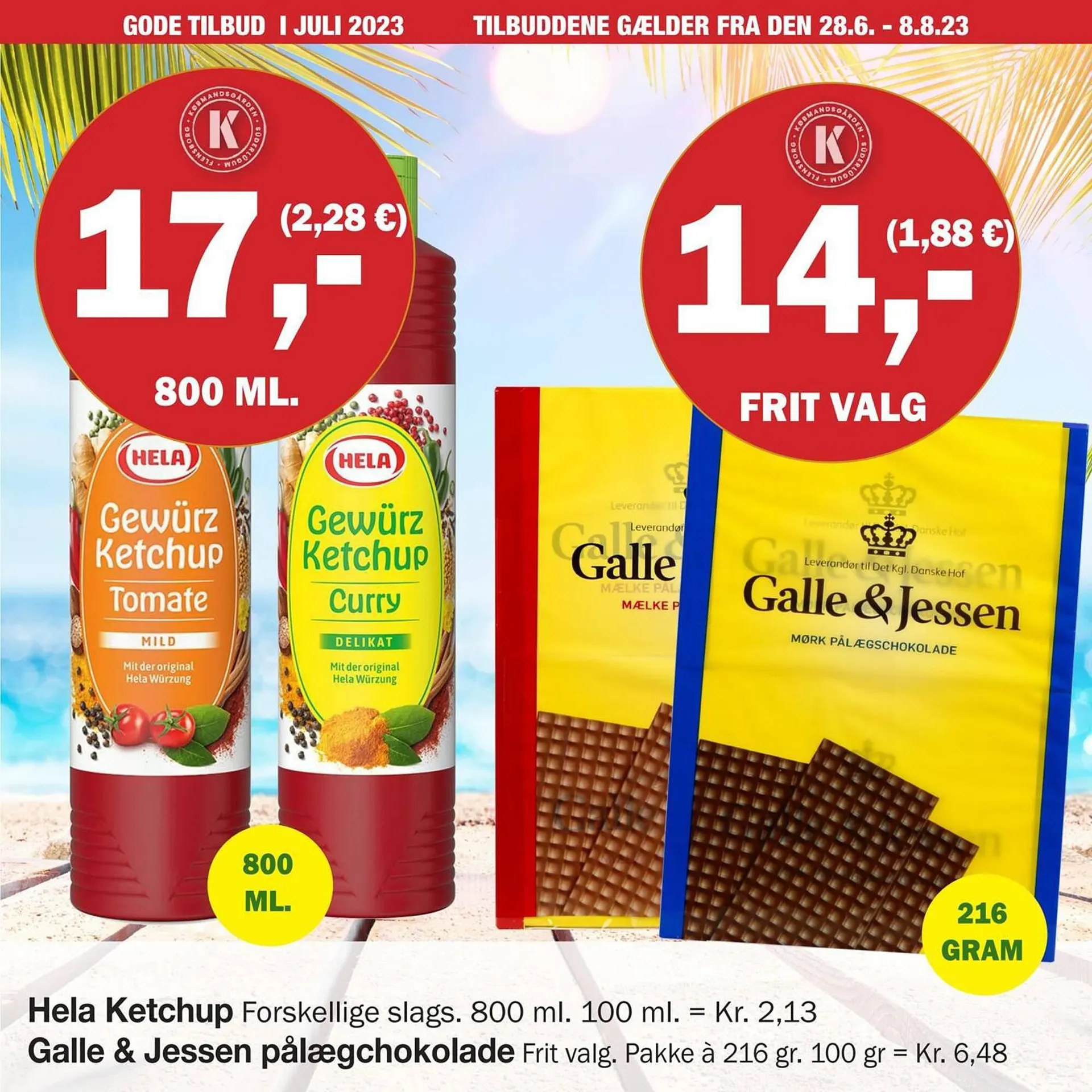 Købmandsgården tilbudsavis Gyldig indtil 27. juni - 8. august 2023 - tilbudsavis side 65