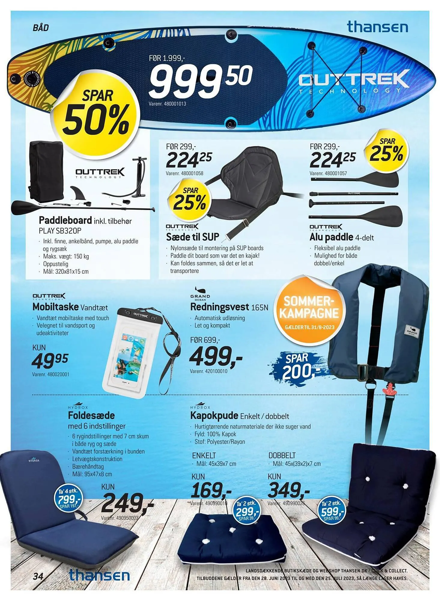 Thansen tilbudsavis Gyldig indtil 27. juni - 25. juli 2023 - tilbudsavis side 34