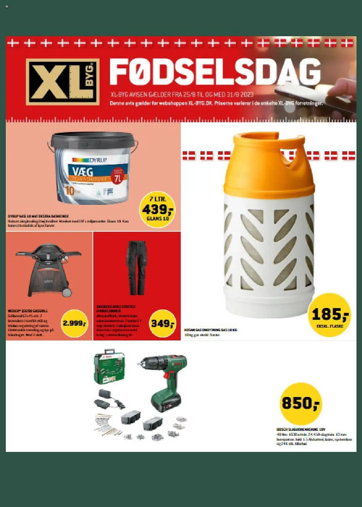 XL-BYG tilbudsavis Gyldig indtil 25. august - 31. august 2023 - tilbudsavis side 1